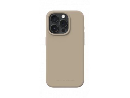 Silikonový ochranný kryt iDeal Of Sweden pro iPhone 15 Pro Beige (IDSIC-I2361P-128)