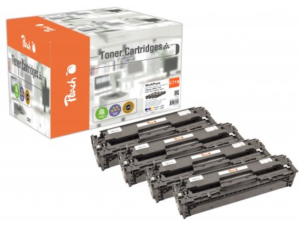 PEACH kompatibilní toner Canon CRG-718 MultiPack, bk, c, m, y (111828)