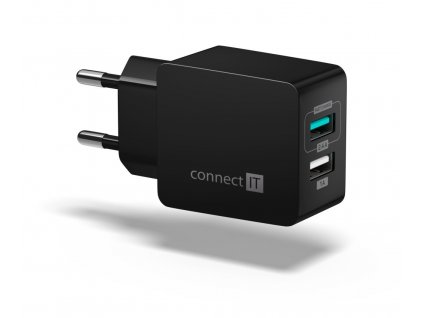 Connect IT Fast Charge CWC-2015-BK, černý (CWC-2015-BK)
