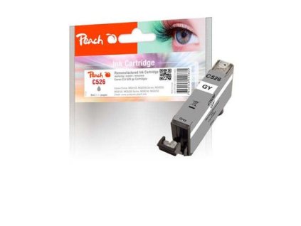 PEACH kompatibilní cartridge Canon CLI-526GY, Grey, 9 ml (314463)