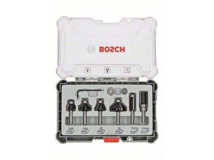 Bosch Sada fréz s 6mm vřetenem Trim&Edging, 6 ks (2.607.017.468) (2.607.017.468)