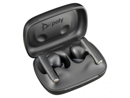 Poly bluetooth headset Voyager Free 60, BT700 USB-A adaptér, nabíjecí pouzdro, černá (7Y8H3AA)