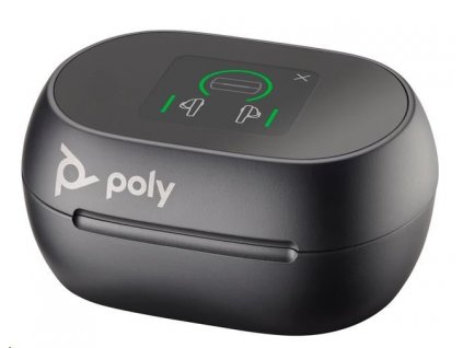 Poly bluetooth headset Voyager Free 60+, BT700 USB-C adaptér, dotykové nabíjecí pouzdro, černá (7Y8G4AA)