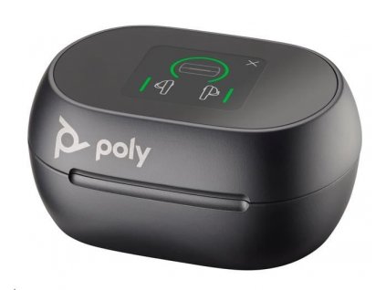 Poly bluetooth headset Voyager Free 60+, BT700 USB-A adaptér, dotykové nabíjecí pouzdro, černá (7Y8G3AA)