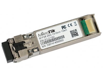 MikroTik SFP/SFP+/SFP28 modul 1/10/25G Single Mode 10km 1310nm (XS+31LC10D)