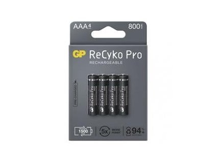 Nabíjecí baterie GP ReCyko Pro Professional AAA (HR03), 4 ks (1032124080)