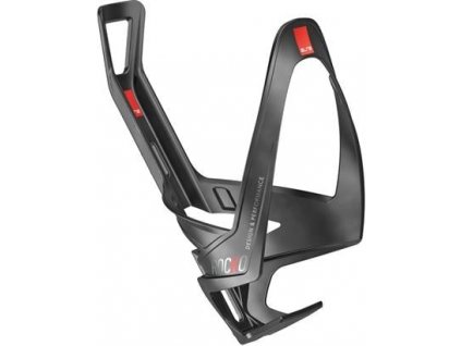 Košík Elite Rocko Carbon, černý matný/červený (E0174003)
