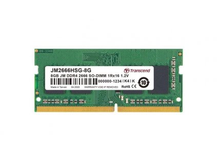 Transcend JetRam 8GB DDR4 SO-DIMM 2666MHz CL19 (JM2666HSG-8G)