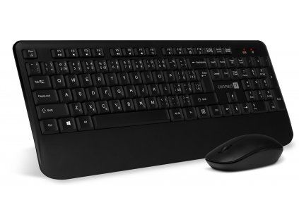 Connect IT Combo bezdrátová černá klávesnice + myš (CKM-7800-CS)