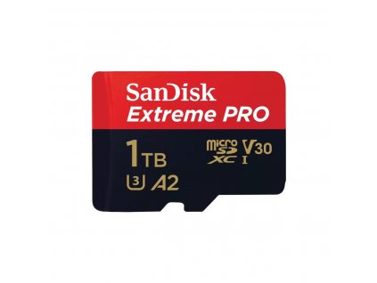SanDisk Extreme PRO microSDXC 1TB 200MB/s UHS-I U3 Class 10 + Adaptér (SDSQXCD-1T00-GN6MA)