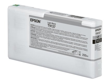 Epson T9137 - světle černý - originál - inkoustová cartridge (C13T913700)