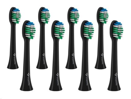 TrueLife SonicBrush Compact Heads Black Standard 8 Pack (8594175357158)