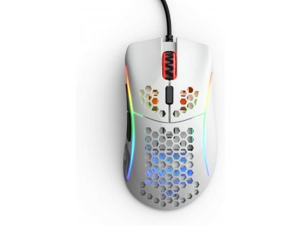 Glorious Model D- herní myš - bílá, lesklá (GLO-MS-DM-GW)