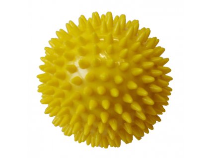 ACRA Míček masážní průměr 7,5 cm žlutý (05-D25-ZL)