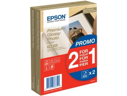 Epson Paper Premium Glossy Photo 10x15 2x40sheets 255g/m2 (2 za cenu 1) (C13S042167)