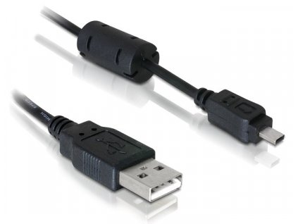 Delock kabel USB 2.0 k fotoaparátům Nikon 8pin UC-E6 USB 1,83m (82414) (82414)