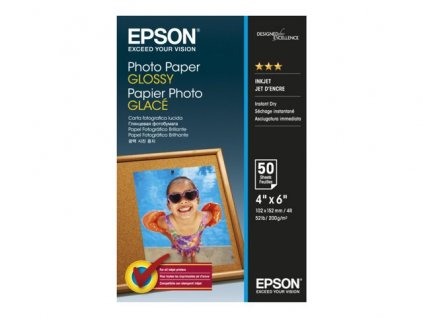 Epson Photo Paper Glossy 10x15cm 50 listů (C13S042547)