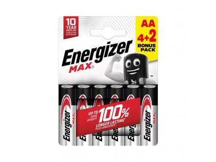 Energizer MAX - Tužka AA/4+2 zdarma (EU007)