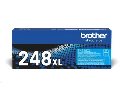 Brother toner TN-248XLC azurová (2300 stran) - originální (TN248XLC)