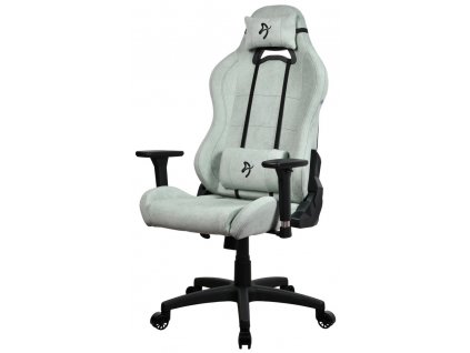 AROZZI herní židle TORRETTA Soft Fabric v2/ látkový povrch/ perlově zelená (TORRETTA-SFB-PGN)
