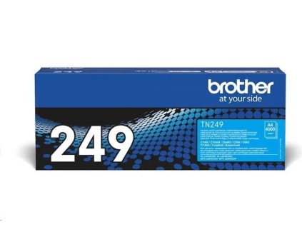 Brother toner TN-249C azurová (4000 stran) - originální (TN249C)