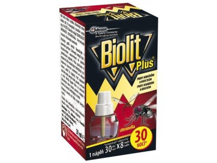 Biolit Plus tekutá náplň do elektrického odpařovače 30 nocí - proti mouchám a komárům 31 ml (5000204867978)