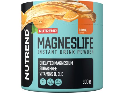 Nutrend MAGNESLIFE INSTANT DRINK POWDER 300 g, pomeranč (VS-118-300-PO)