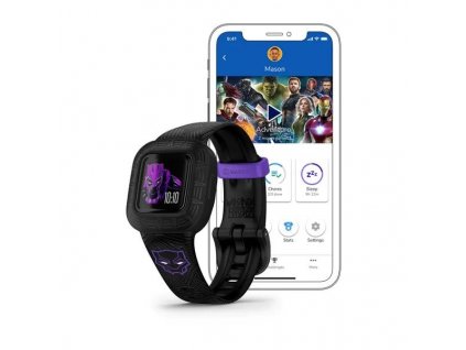 Garmin vívofit jr. 3, Marvel Black Panther, Speciální edice (010-02441-14)