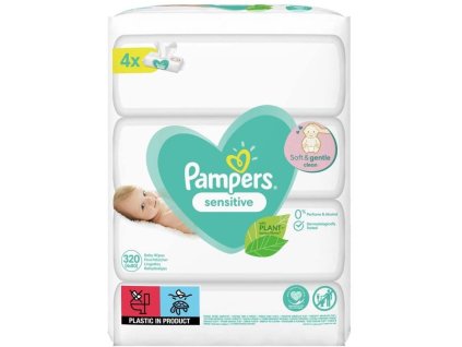 Pampers ubrousky Sensitive XXL 4x80ks (8001841062754)