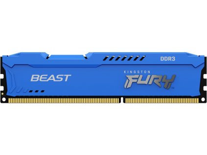 Kingston Fury Beast DIMM DDR3 8GB 1600MHz modrá (KF316C10B/8)