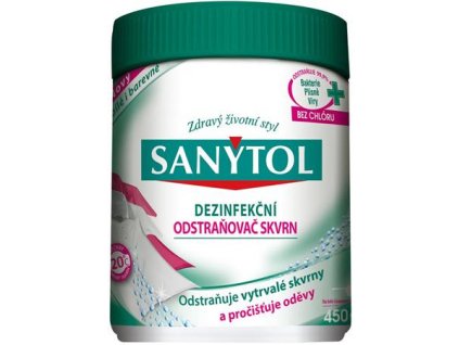 Sanytol dezinfekční odstraňovač skvrn 450g (3045206382007)