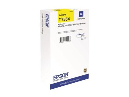 Epson Singlepack DURABrite Pro T7554 žlutá XL - originální (C13T755440)