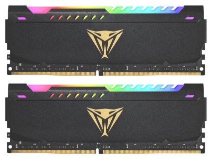 PATRIOT Viper Steel RGB 32GB DDR4 3200MHz / DIMM / CL18 / 1,35V / KIT 2x 16GB (PVSR432G320C8K)