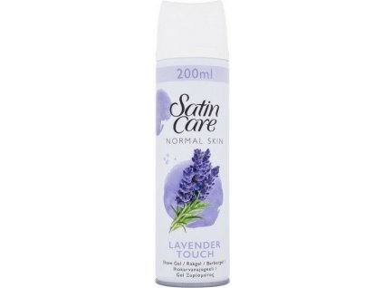 Gillette Satin Care Lavender Touch Gel na holení pro ženy, 200 ml (7702018065363)