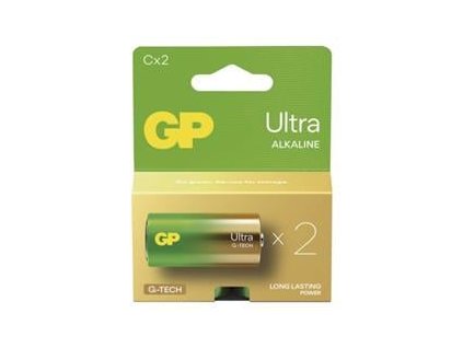 GP alkalická baterie ULTRA C malé mono (LR14) 2pack (1013322100)