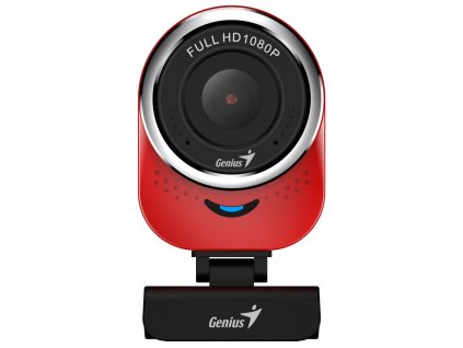 GENIUS webová kamera QCam 6000/ červená/ Full HD 1080P/ USB2.0/ mikrofon (32200002408)