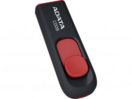 ADATA C008 8GB černý/červený (AC008-8G-RKD)