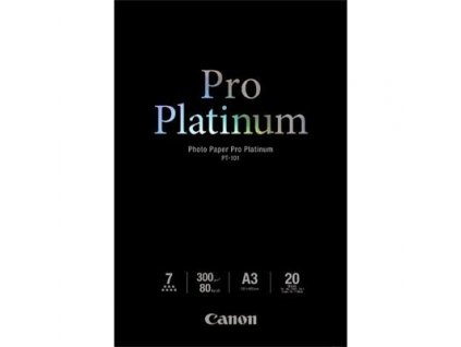 Canon PT-101 A3 Photo Paper Pro Platinum 20sheets 300g/m2 (2768B017)