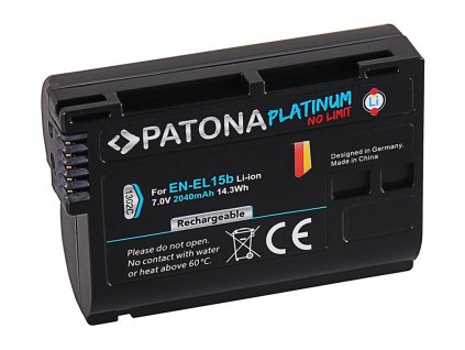Patona PT1302 - Nikon EN-EL15B 2040mAh Li-Ion Platinum (PT1302)