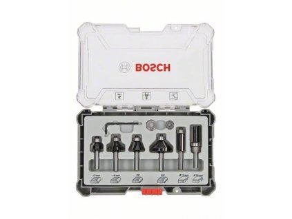 Bosch Sada fréz s 8mm vřetenem Trim&Edging, 6 ks (2.607.017.469) (2.607.017.469)