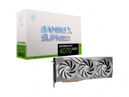 MSI GeForce RTX 4070 SUPER 12G GAMING X SLIM WHITE (RTX 4070 SUPER 12G GAMING X SLI)