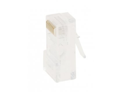 Masterlan konektor UTP RJ45, Cat.5e, 8p8c, drát, pozlacený EASY (MS-UTP-5e-EASY)