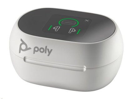 Poly bluetooth headset Voyager Free 60+, BT700 USB-C adaptér, dotykové nabíjecí pouzdro, bílá (7Y8G6AA)