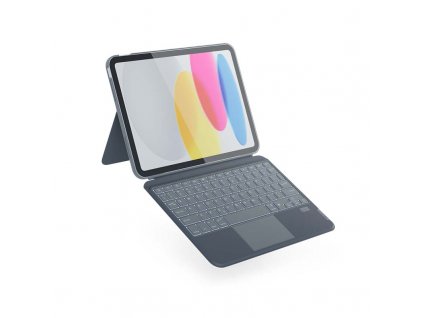 EPICO Klávesnice s pouzdrem pro Apple iPad iPad Pro 11" (2018/2020/2021/2022)/iPad AIR 10,9"/10,9" M1 - ČEŠTINA - šedá (57811101300007)