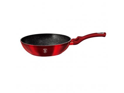 BerlingerHaus Pánev WOK Burgundy Metallic Line, 30 cm (BH-6166)