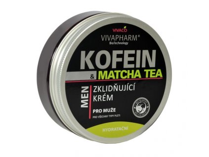 Vivapharm Kofein a Matcha Zklidňující a hydratační krém 200ml (95502)