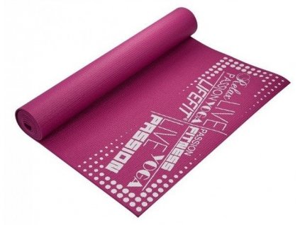 LifeFit Slimfit, 173x61x0,4cm, bordó gymnastická podložka (F-MAT-A01-07)