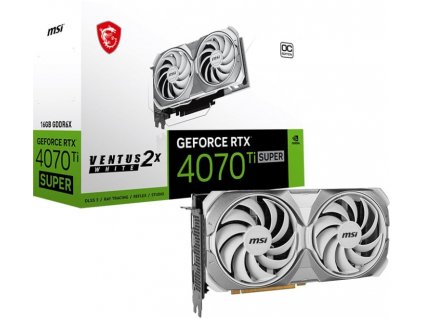 MSI GeForce RTX 4070 Ti SUPER 16G VENTUS 2X WHITE OC (RTX 4070 Ti SUPER 16G VENTUS 2X)