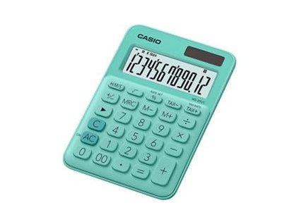 Casio MS 20 UC GN Stolní kalkulačka, zelená (45013200)