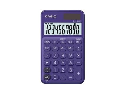 Casio SL 310 UC PL Kapesní kalkulačka, fialová (45013249)